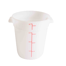 Thunder Group, PLRFT304PP, Food Storage Container, Round