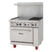 Migali, C-RO2B-24GL-NG, Commercial Range with Oven