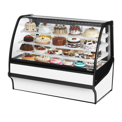 True Manufacturing, TDM-R-59-GE/GE-W-W, Display Case, Refrigerated Bakery