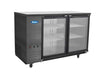 Atosa USA, SBB59GGRAUS2, Shallow Depth Glass Door Back Bar Coolers