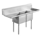 Serv-Ware, D2CWP16202-18, Sink, (2) Two Compartment