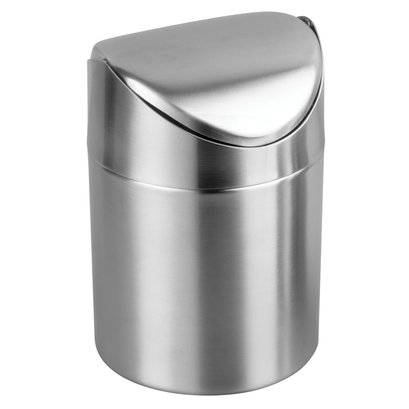 Winco, DDSF-101S, Trash Receptacle, Countertop, Stainless Steel, Round