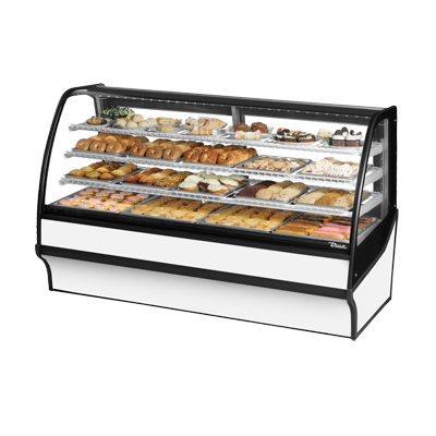 True Manufacturing, TDM-DC-77-GE/GE-W-W, Display Case, Non-Refrigerated Bakery