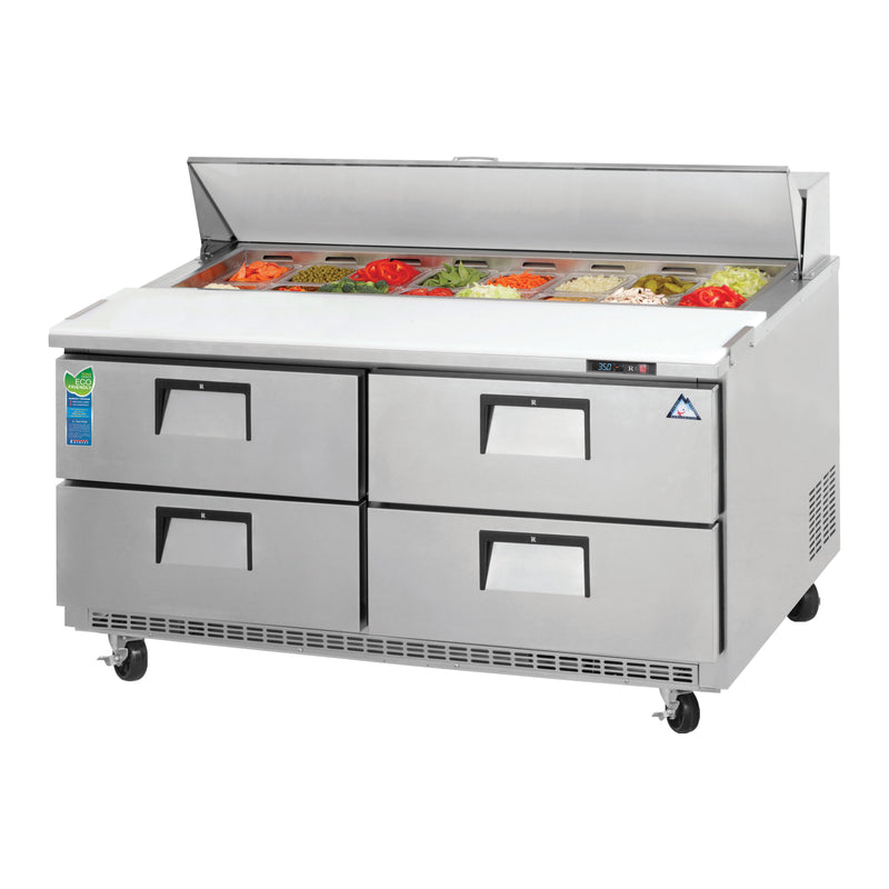 Everest Refrigeration, EPBNWR2-D4, Refrigerated Counter, Sandwich / Salad Unit