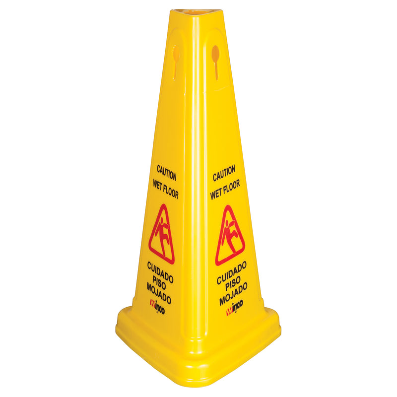 Winco, WCS-27T, Sign, Wet Floor