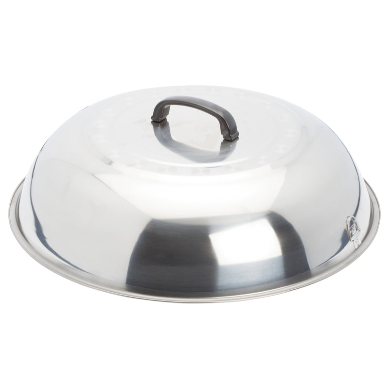 Winco, WKCS-18, Wok Cover, Stainless Steel