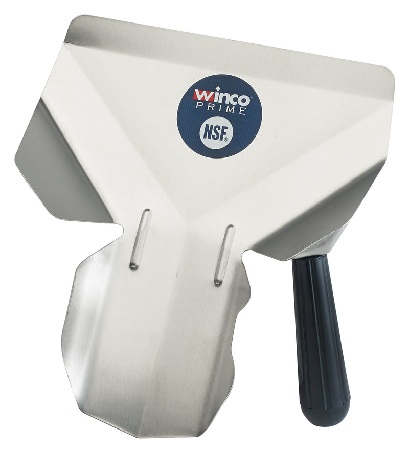 Winco, FFBN-1R, French Fry Scoop, 304 Stainless Steel, Black, 9.25" L