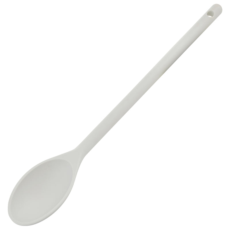 Winco, NS-15W, Serving Spoon, Solid, Off-White, Nylon