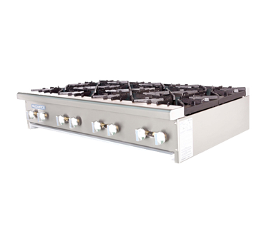Turbo Air, TAHP-48-8, Hotplate, Countertop, Gas, 48" W