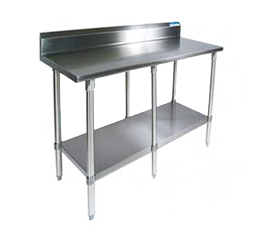 BK Resources, SVTR5-9624, Work Table,  85" - 96", Stainless Steel Top