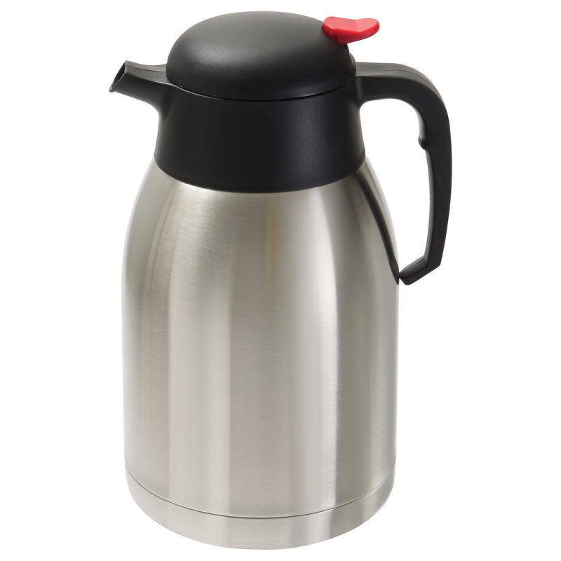 Winco, CF-2.0, Beverage Server, 2 Liter, Stainless Steel