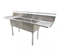 Serv-Ware, D3CWP18182-18-V, Sink, (3) Three Compartment