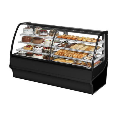 True Manufacturing, TDM-DZ-77-GE/GE-S-S, Display Case, Refrigerated/Non-Refrig