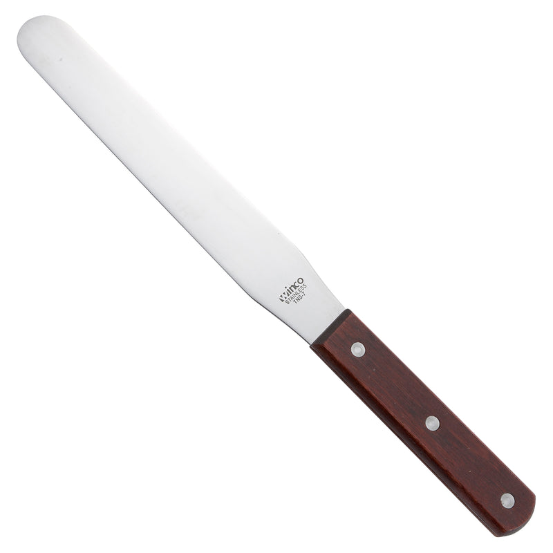 Winco, TNS-7, Spatula, Baker's, Wood, 7.88" L