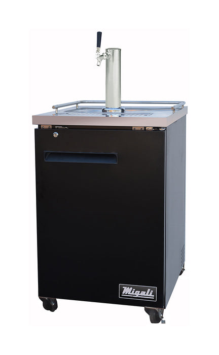 Migali, C-DD23-1-HC, Commercial Direct Draw Beer Dispenser Kegerator