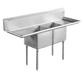 Serv-Ware, D2CWP18182-18-V, Sink, (2) Two Compartment
