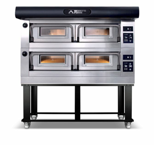 Moretti Forni P120C02S Pizza Bake Oven, Deck-Type, Electric P120E C2