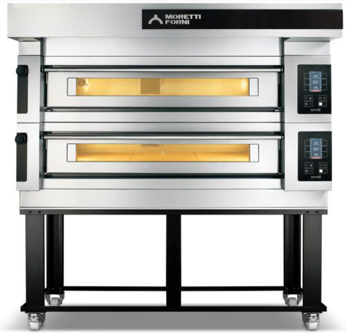 Moretti Forni S1402S03 Pizza Bake Oven, Deck-Type, Electric S140E2